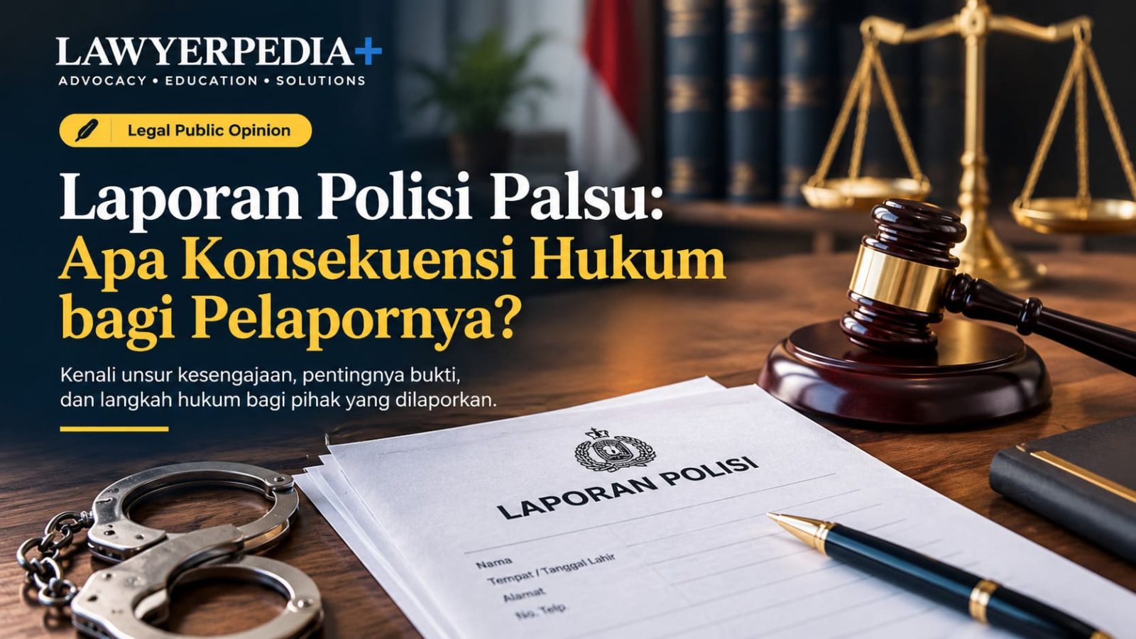 Laporan Polisi Palsu: Konsekuensi Hukumnya